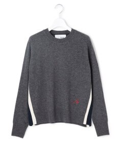 ICB 【30th ANNIVERSARY】 カシミヤブレンド 配色デザインプルオーバー