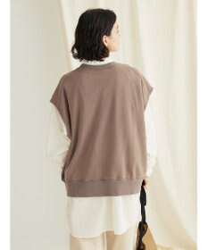 CRAFT STANDARD BOUTIQUE ミニ裏毛　パウダー加工　２ｗａｙクラックＰＴベスト