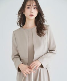 ANY SIS L 【UVカット / 接触冷感 / 吸水速乾】スマートビューティストレッチ ショートノーカラージャケット