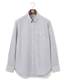 J.PRESS MEN ポプリンマルチストライプ ボタンダウンシャツ