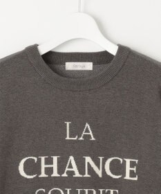 Feroux 【古畑星夏さん着用】レタードニット プルオーバー