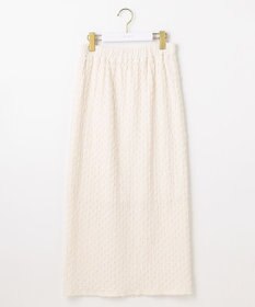 ANY SIS 【洗える】カットジャカードナロー スカート