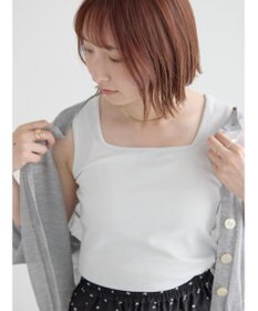 Te chichi 【接触冷感】前後2WAYデザインネックタンクトップ