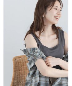 Te chichi 【接触冷感】前後2WAYデザインネックタンクトップ