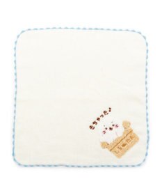 Mother garden しろたん ネット店限定 サガラ刺繍 ミニタオル  《白》 単品