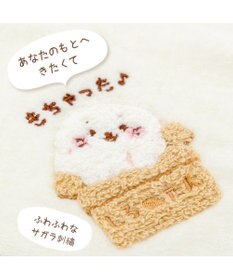 Mother garden しろたん ネット店限定 サガラ刺繍 ミニタオル  《白》 単品