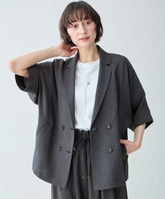 ANY 【セットアップ対応】テックリネンツイードジャケット