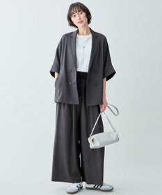 ANY 【セットアップ対応】テックリネンツイードジャケット