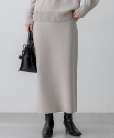 23区 【VERY掲載/洗える】カシミヤブレンド Iライン ニットスカート