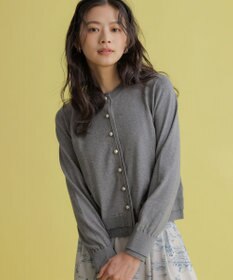 組曲 コットンニット カーディガン