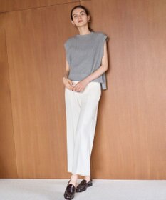 UNFILO 【洗える】ミニケーブル ニットベスト