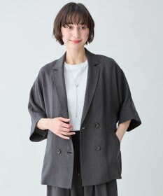 ANY 【セットアップ対応】テックリネンツイードジャケット