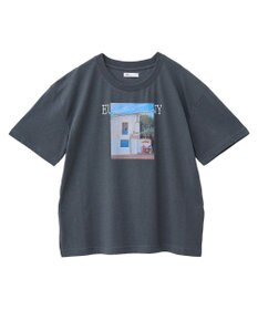 CRAFT STANDARD BOUTIQUE ラメ天竺フォトプリントTEE