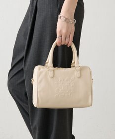 russet 《composition》レザー2WAYミニボストンバッグ(CE-1684)