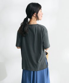 CRAFT STANDARD BOUTIQUE ラメ天竺フォトプリントTEE