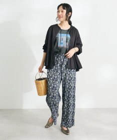 CRAFT STANDARD BOUTIQUE ラメ天竺フォトプリントTEE