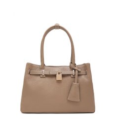 style code 【PADMA/パドマ】 キーチャーム付 本革ベルトデザインハンドバッグ