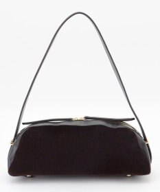 自由区 【SHIHOさん着用】ワイドコンビ バッグ ダークブラウン