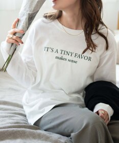 WEGO 【WEB限定】クルーネックプリントロンT