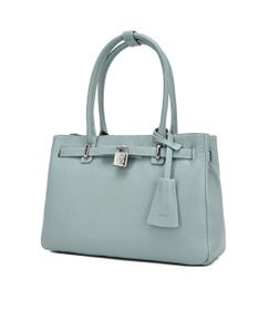 style code 【PADMA/パドマ】 キーチャーム付 本革ベルトデザインハンドバッグ