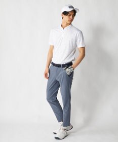 FILA GOLF／marie claire 【FILA GOLF】メッシュ加工ロゴ半袖ポロシャツ