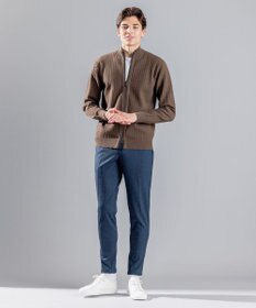 JOSEPH HOMME 【イージーケア】 ヴィスコースリンクス　ジップアップカーディガン