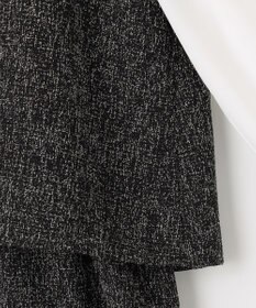 ANY SIS L 【洗える】ツイードコンビ ワンピース