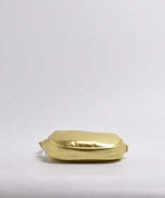 blancle メタリックレザー ラウンドショルダー