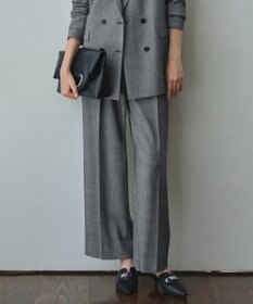 ICB 【UVカット・洗える】ウール2WAYストレッチ ワイドパンツ 無地柄系