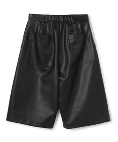 uncrave フェイクレザー バミューダパンツ