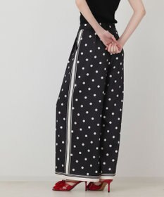 GRACE CONTINENTAL ドットツイルパンツ