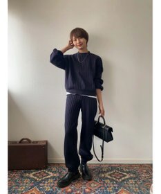 Green Parks リブニットプルオーバー