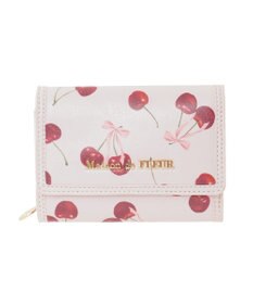 Maison de FLEUR チェリー柄ウォレット