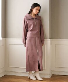 Green Parks ・ＥＬＥＮＣＡＲＥ　ＤＵＥ　スエードポンチハーフＺＩＰ