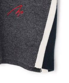 ICB 【30th ANNIVERSARY】 カシミヤブレンド 配色デザインプルオーバー