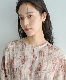 YECCA VECCA ぼかしフラワー柄ワンピース