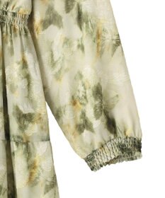 YECCA VECCA ぼかしフラワー柄ワンピース