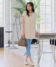 Tiaclasse 【新色追加・洗える】アンクルテーパードパンツ