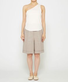 uncrave コットンミラノ ワンショルダー トップス（uncrave WHITE）