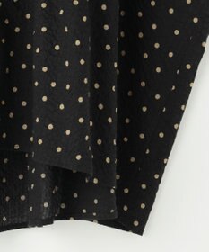 自由区 L 【17号サイズまで展開・WEB限定】コットンサッカープリント ブラウス