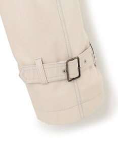 23区 コットンポリエステルギャバジン ショート トレンチ コート