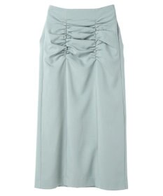 YECCA VECCA シャーリングロングナロースカート