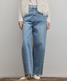 GRACE CONTINENTAL サイドラインデニムパンツ