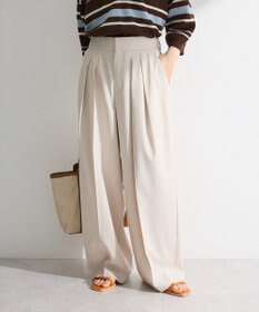 Green Parks タックワイドパンツ
