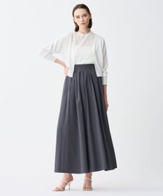 uncrave カラータイプライター フレアスカート