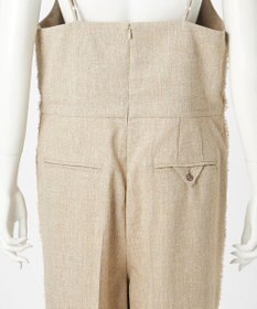 23区 【GOLD LABEL】リネンツイル サイドフリンジ オールインワン