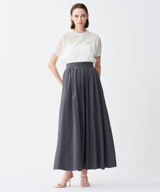 uncrave カラータイプライター フレアスカート