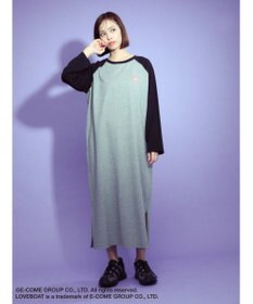 Green Parks ■別注　ＬＯＶＥ　ＢＯＡＴ　ラグランワンピース