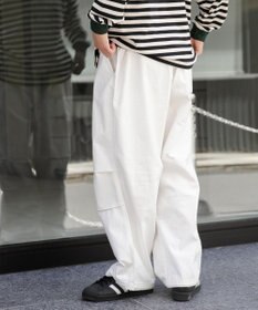 WEGO バックサテンワイドミリタリーパンツ