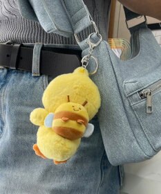 WEGO まゆげひよこぬいぐるみキーホルダー